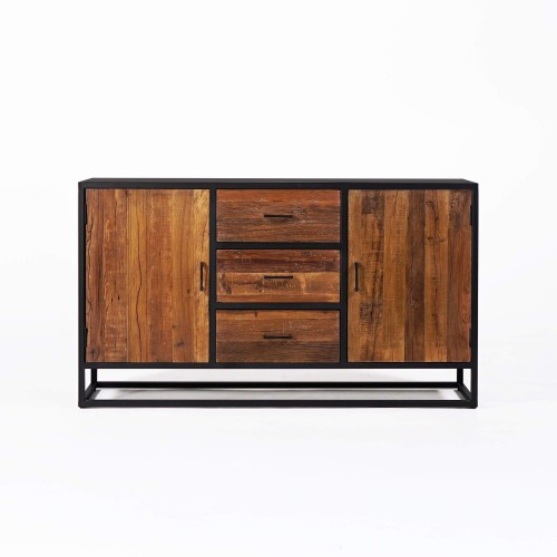 Sideboard 160 cm aus recyceltem Holz – Recycled