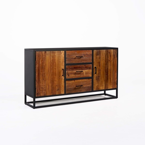 Sideboard 160 cm aus recyceltem Holz – Recycled