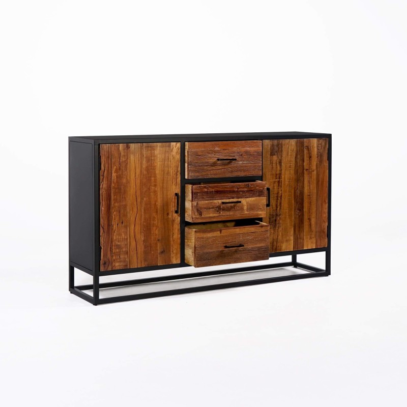 Sideboard 160 cm aus recyceltem Holz – Recycled
