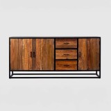 Sideboard 200 cm aus recyceltem Holz – Recycled