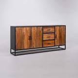 Sideboard 200 cm aus recyceltem Holz – Recycled