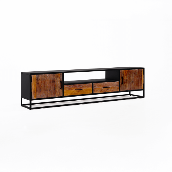 TV-Möbel 200 cm aus recyceltem Holz – Recycled