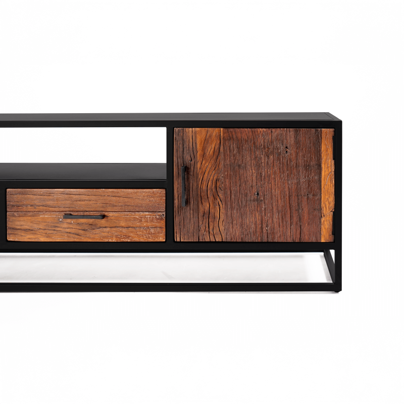 TV-Möbel 200 cm aus recyceltem Holz – Recycled