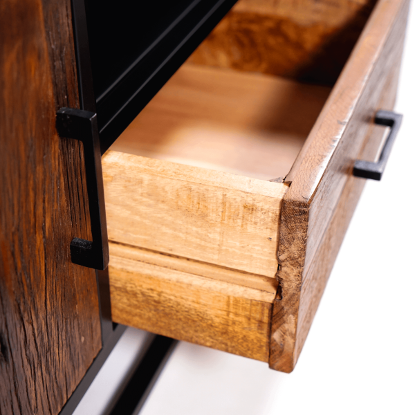 TV-Möbel 200 cm aus recyceltem Holz – Recycled