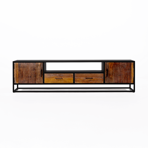 TV-Möbel 200 cm aus recyceltem Holz – Recycled