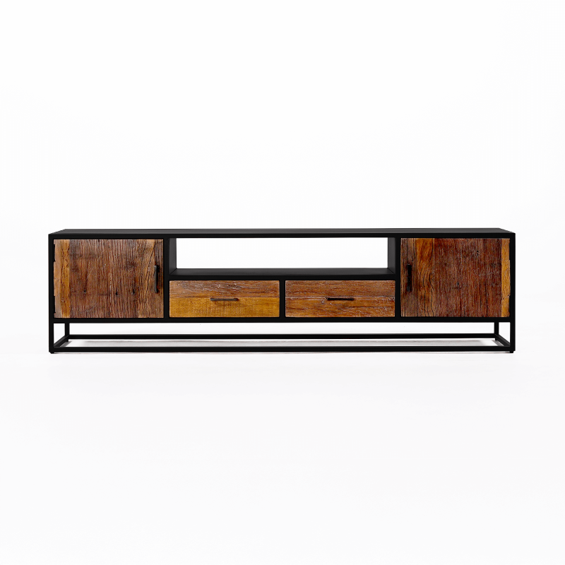 TV-Möbel 200 cm aus recyceltem Holz – Recycled