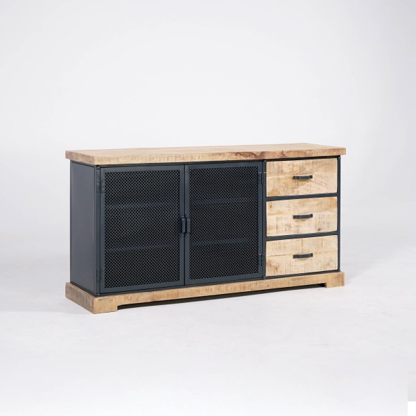 2-türiges industrielles Sideboard - Cambridge