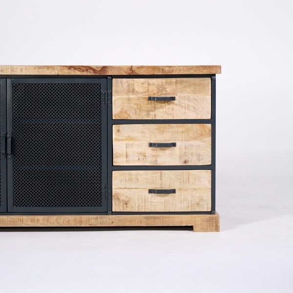 2-türiges industrielles Sideboard - Cambridge