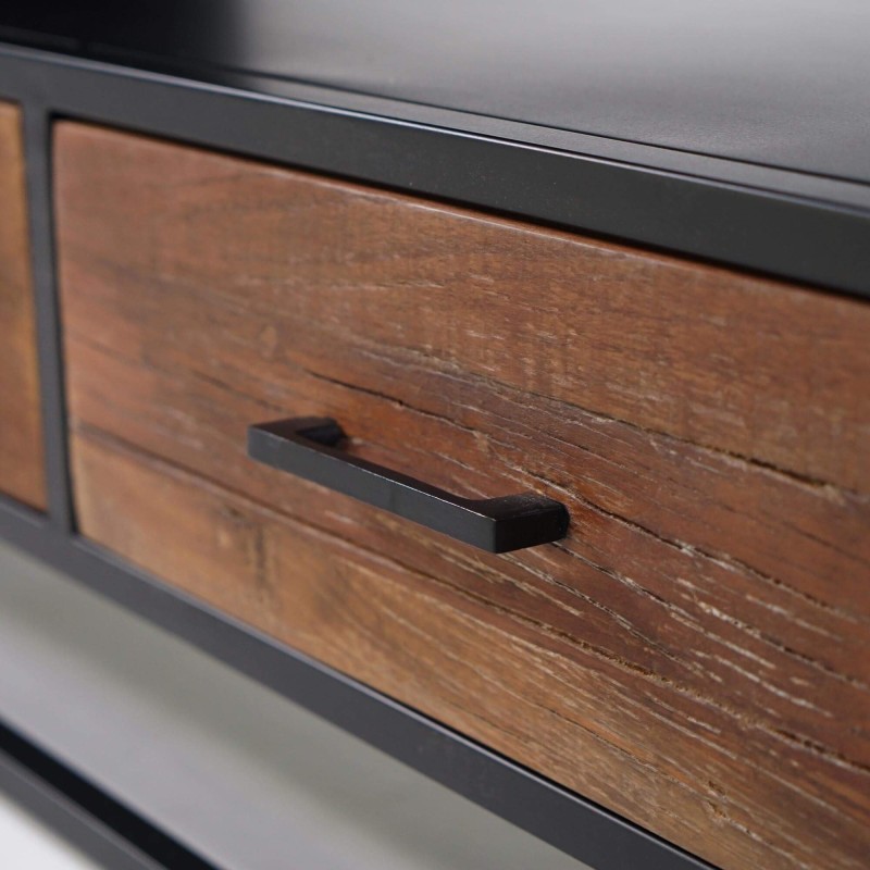 TV-Möbel 160 cm aus recyceltem Holz – Recycled