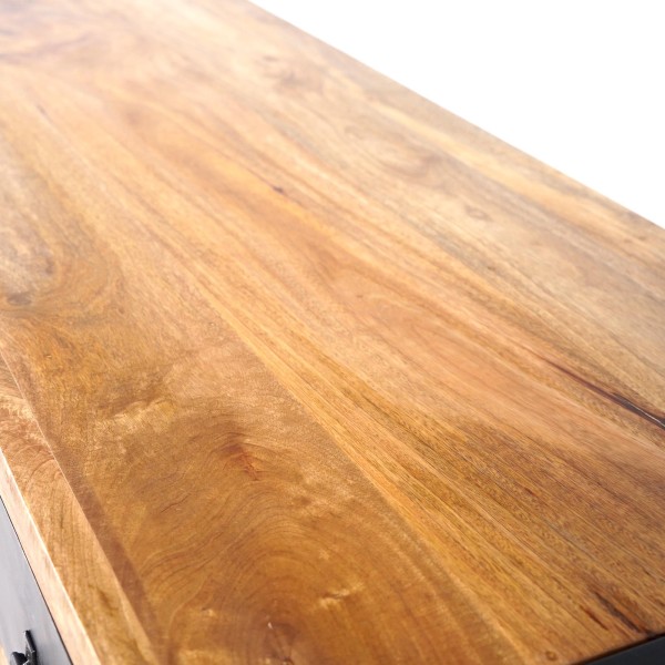 Schreibtisch aus Holz und Metall – Kansas