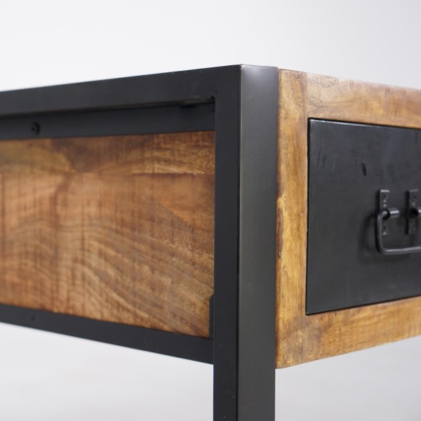 Schreibtisch aus Holz und Metall – Kansas