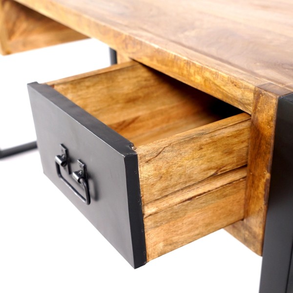 Schreibtisch aus Holz und Metall – Kansas