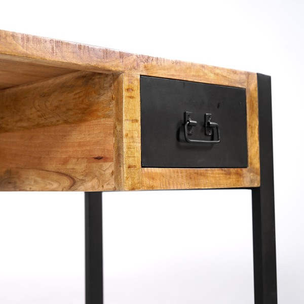 Schreibtisch aus Holz und Metall – Kansas