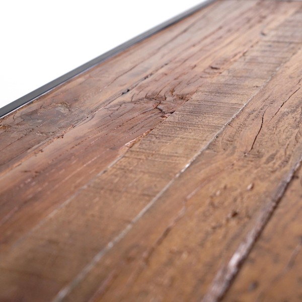 Industrielle Konsole aus recyceltem Holz - Recycled