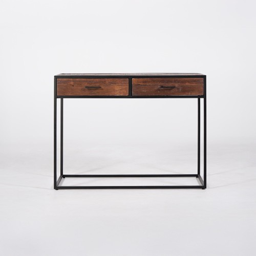 Industrielle Konsole aus recyceltem Holz - Recycled