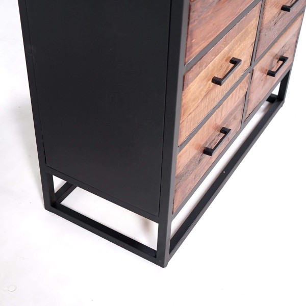 Industrieschrank aus recyceltem Holz - Recycled