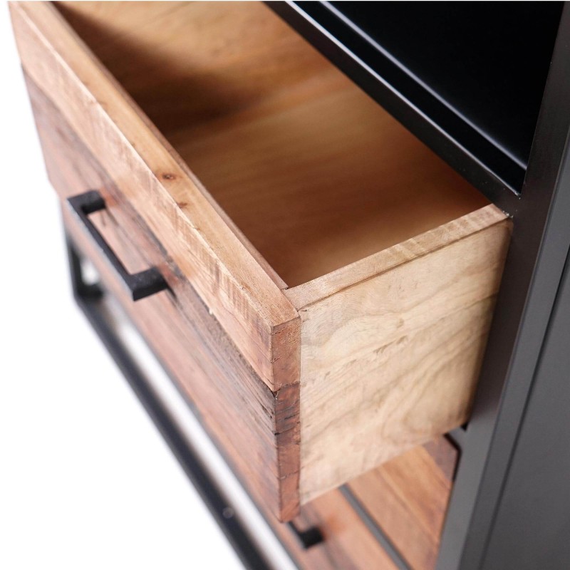 Industrieschrank aus recyceltem Holz - Recycled