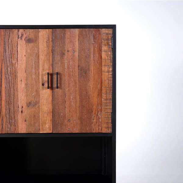 Industrieschrank aus recyceltem Holz - Recycled