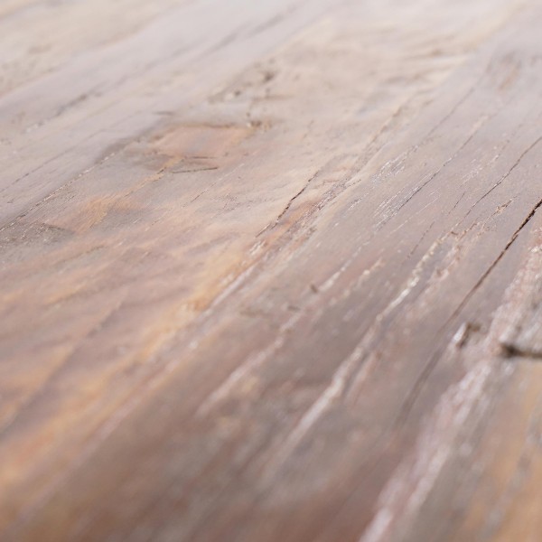 Couchtisch aus Holz und Metall - Recycled