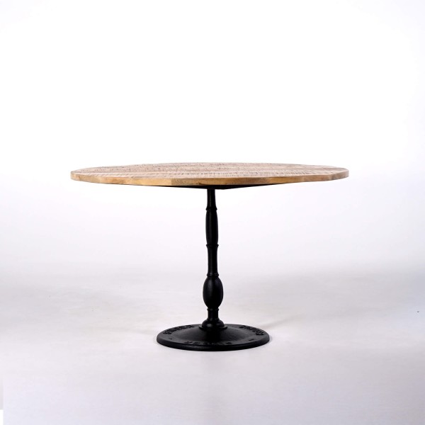 Industrieller runder Bistrotisch
