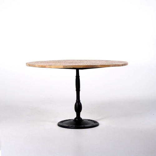 Industrieller runder Bistrotisch