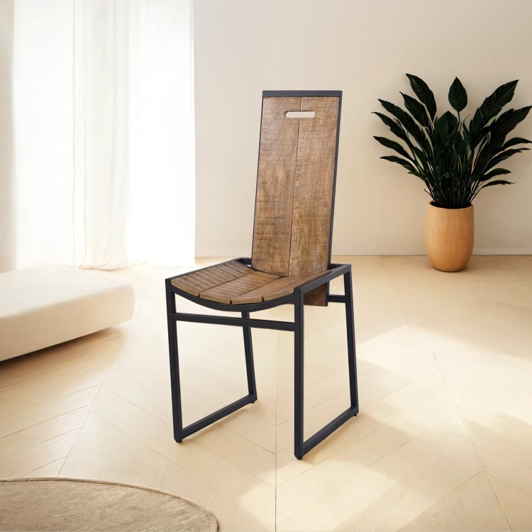 Holz-Metall-Stuhl - Classy