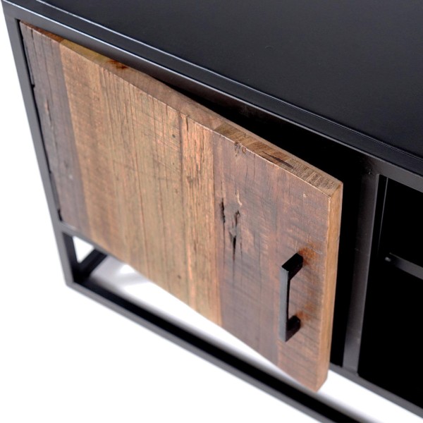 Industrielle TV-Möbel aus recyceltem Holz - Recycled