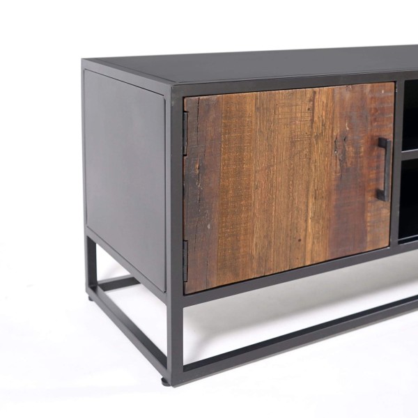 Industrielle TV-Möbel aus recyceltem Holz - Recycled