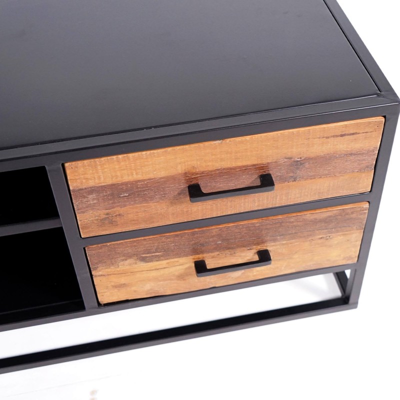 Industrielle TV-Möbel aus recyceltem Holz - Recycled