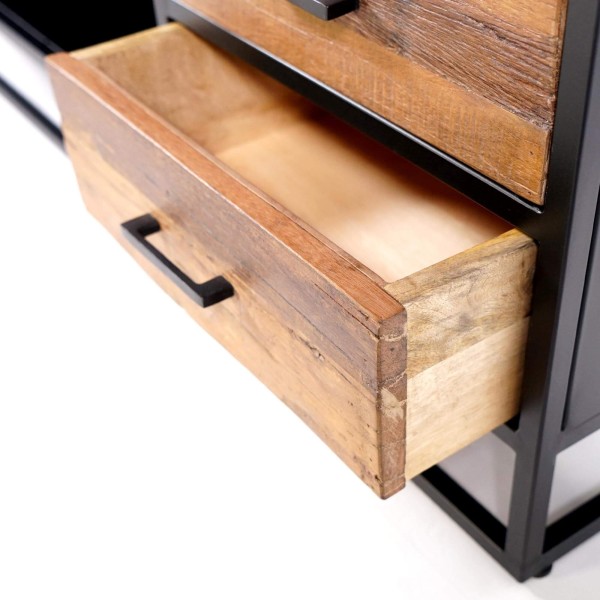 Industrielle TV-Möbel aus recyceltem Holz - Recycled