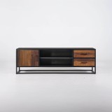 Industrielle TV-Möbel aus recyceltem Holz - Recycled
