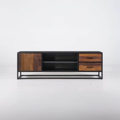 Industrielle TV-Möbel aus recyceltem Holz - Recycled