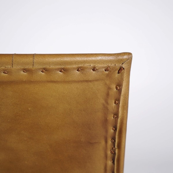 Vintage Stuhl aus braunem Leder – Cosy