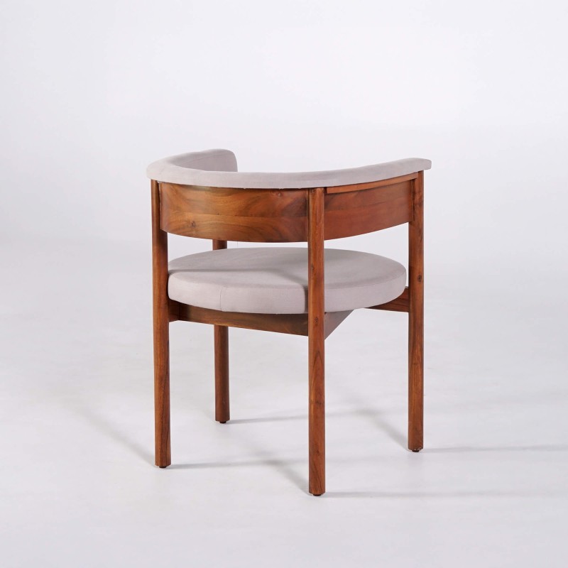 Stuhl aus Holz und Stoff - Prestige