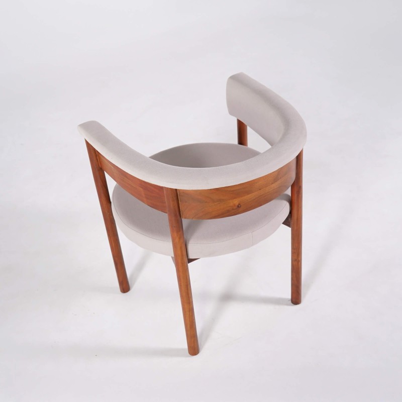 Stuhl aus Holz und Stoff - Prestige