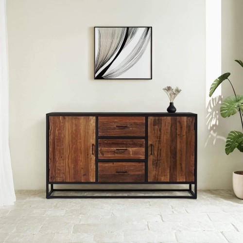 Sideboard 160 cm aus recyceltem Holz – Recycled
