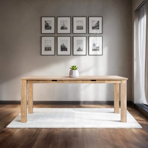 Esstisch aus Massivholz im Industrial-Stil – Detroit