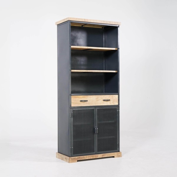 Bücherregal aus Holz und Metall - Cambridge