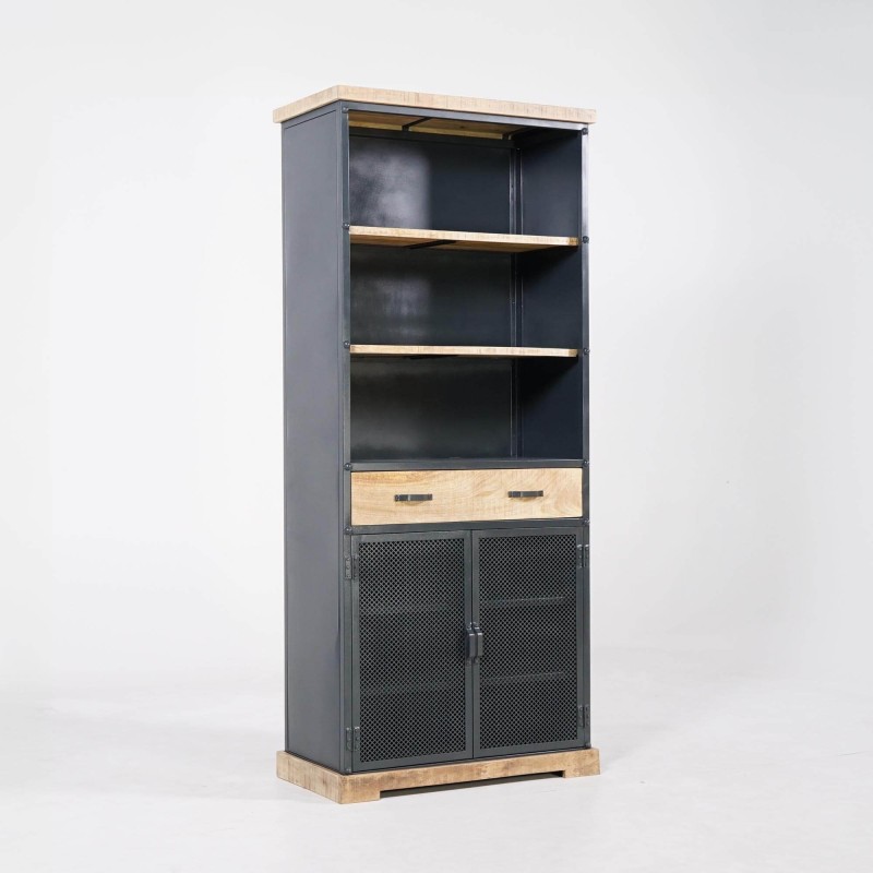 Bücherregal aus Holz und Metall - Cambridge
