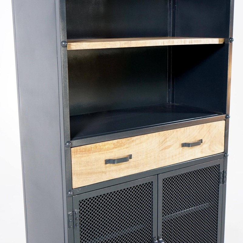 Bücherregal aus Holz und Metall - Cambridge