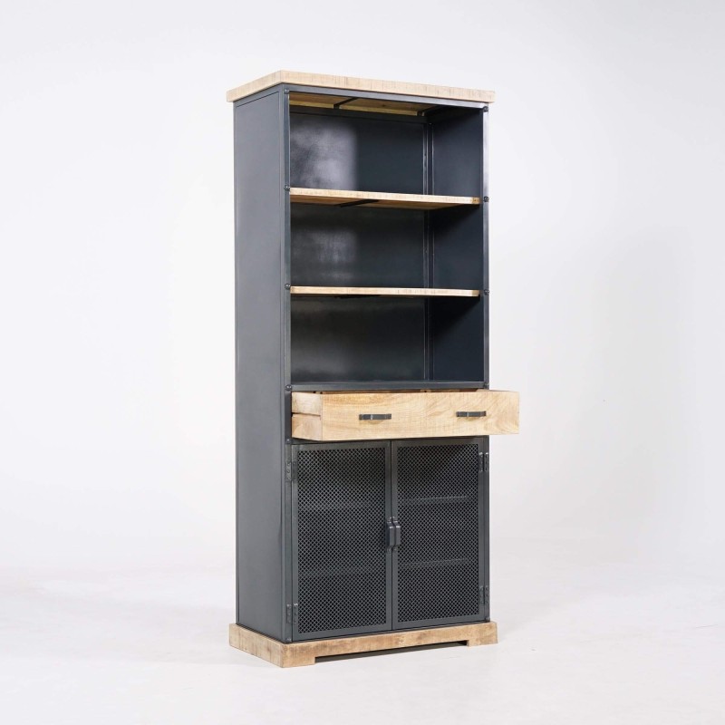 Bücherregal aus Holz und Metall - Cambridge