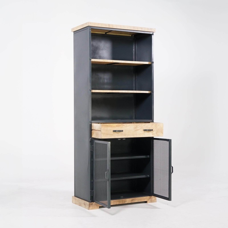 Bücherregal aus Holz und Metall - Cambridge