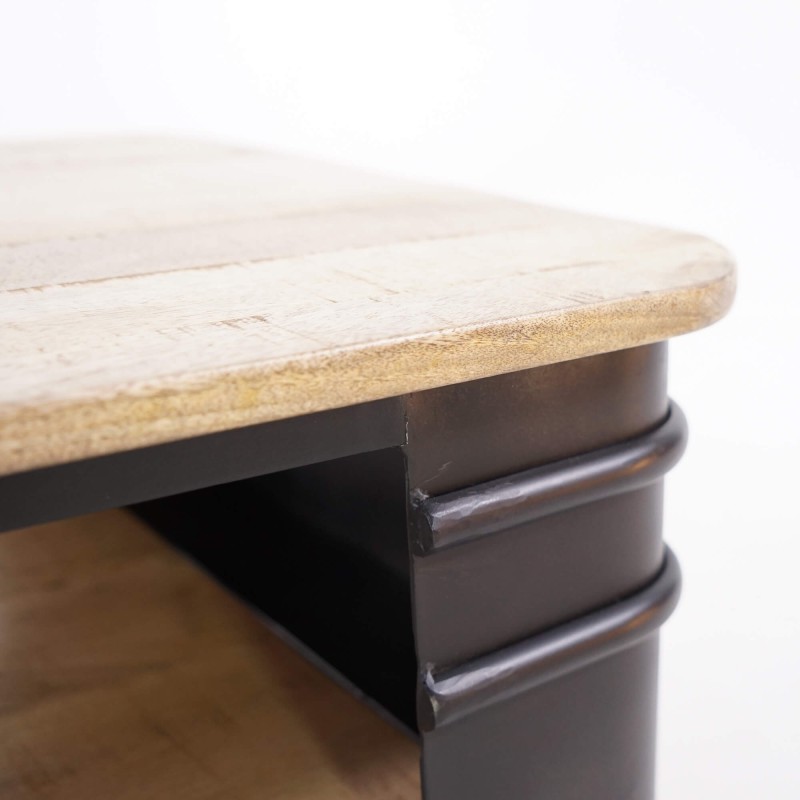 Industrieller Couchtisch im Ölfass-Stil – Artisto