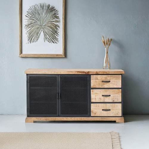 2-türiges industrielles Sideboard - Cambridge