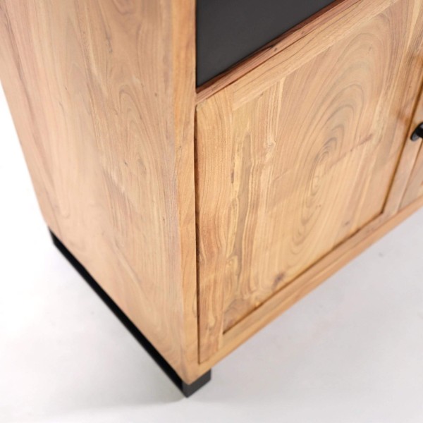 Hoher Buffetschrank aus Akazienholz – Osaka