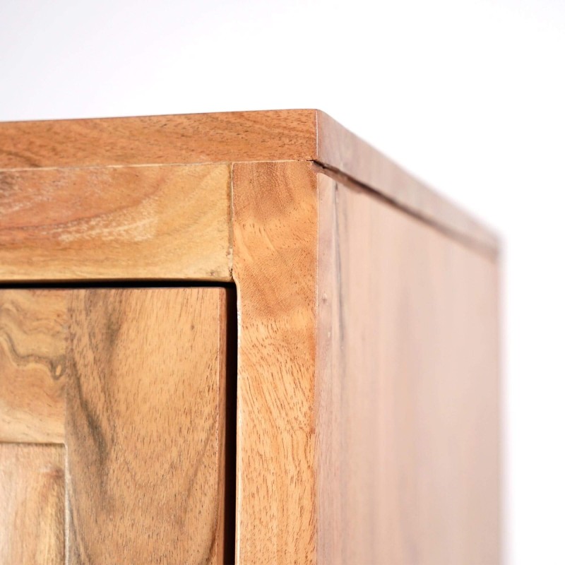 Hoher Buffetschrank aus Akazienholz – Osaka