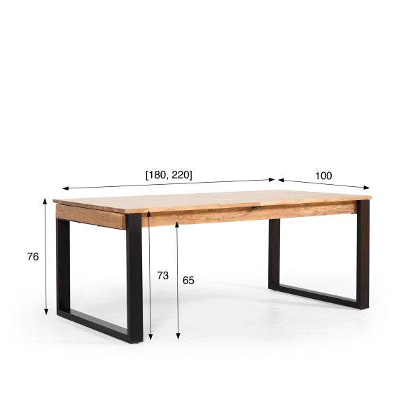 Ausziehbarer Esstisch 180/220 cm – Osaka