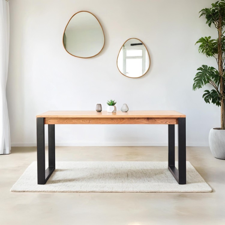 Esstisch aus Holz und Metall 160 cm – Osaka