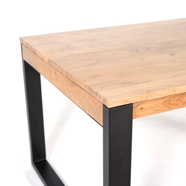 Esstisch aus Holz und Metall 160 cm – Osaka