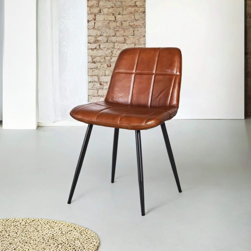 Vintage Stuhl aus Leder - Portobello